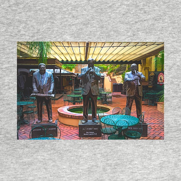 Musical Legends Park On Bourbon Street NOLA by Debra Martz